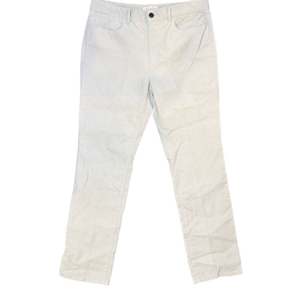 Talbots Heritage Straight Corduroy 5-Pocket Pants Sz. 10 Cream